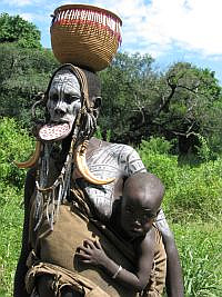 mursi etiopskie plemię